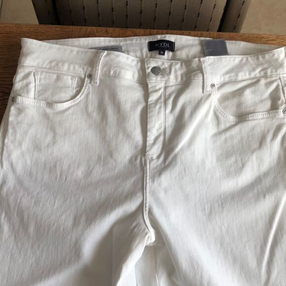 NYDJ White Ami Ankle Skinny Jeans Size 16 - Picture 4 of 14